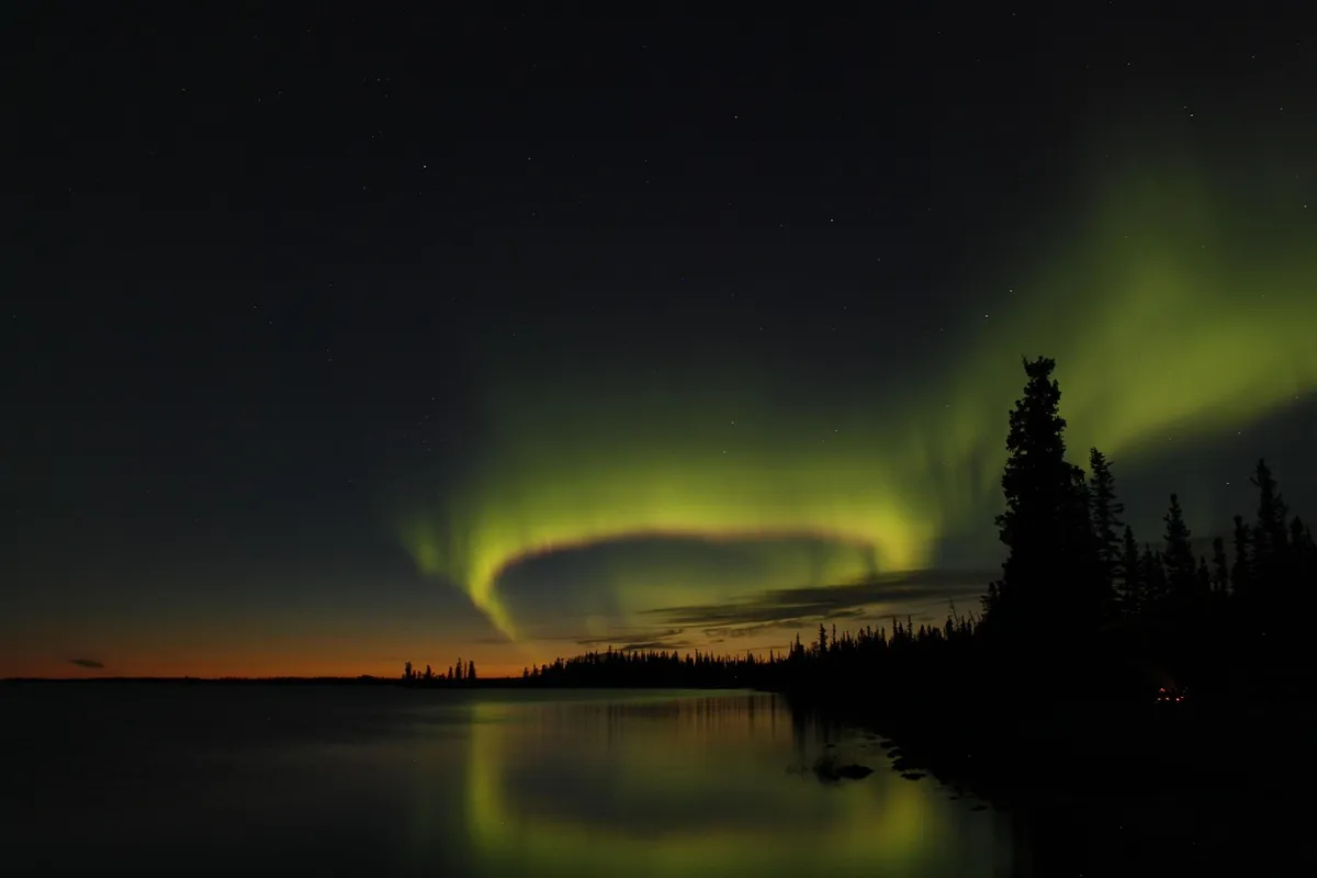northern lights, aurora borealis, aurora, borealis, canada, northwest territories, lichtspiel, natural phenomenon, natural spectacle, whati, northwest, territor