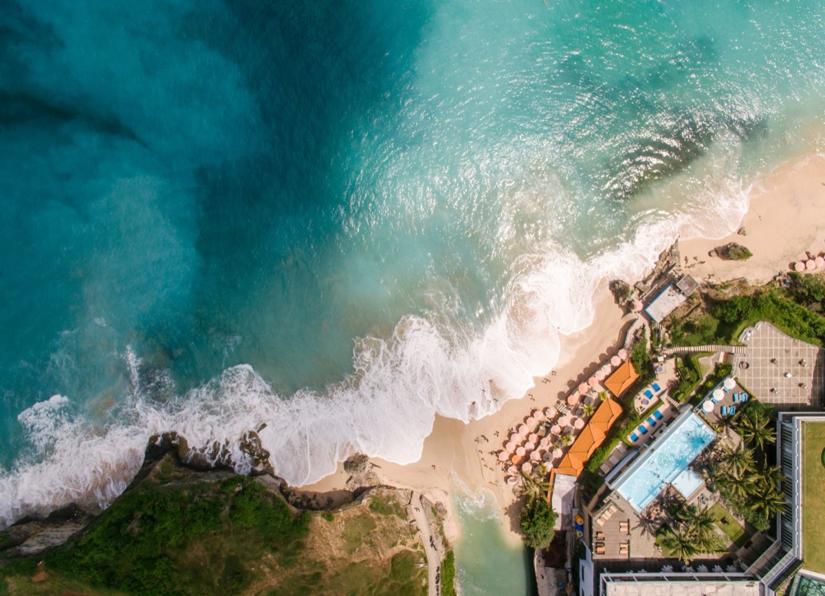 hotel con vista sull'oceano