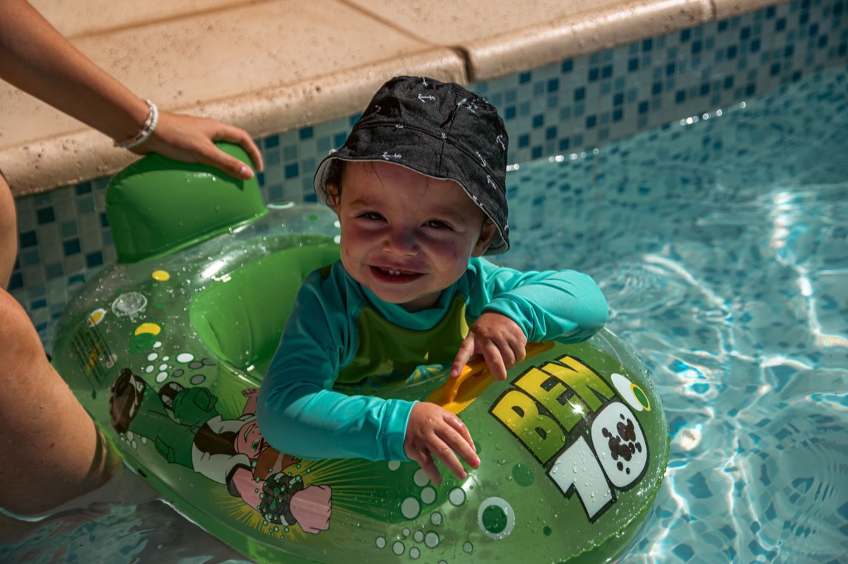 quarto com piscina para crianças