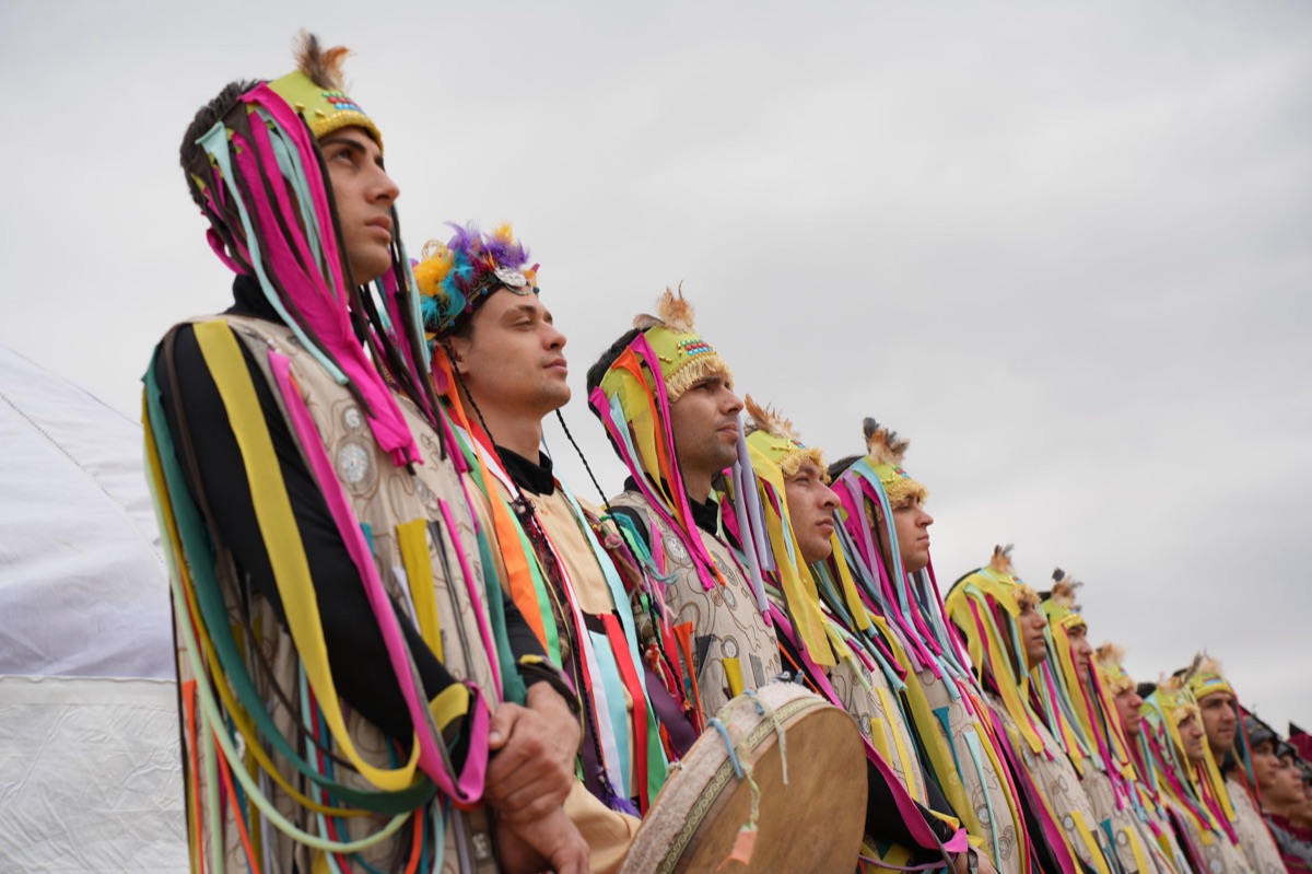 Traditional garb of native culture