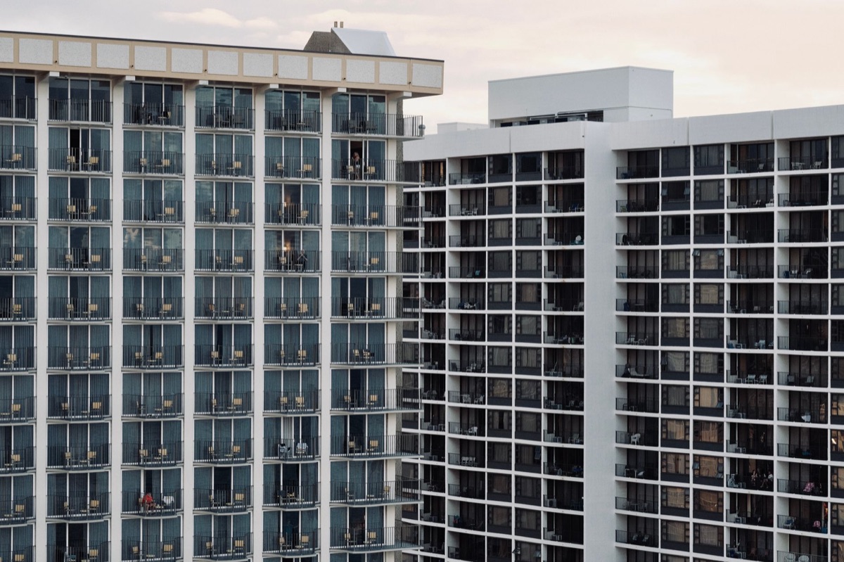 downtown Honolulu with modern buildings and traffic